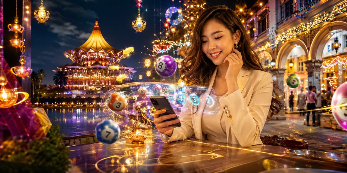 Paparan loteri bermotif tempatan Sarawak dengan tawaran bonus untuk pengguna baharu ubet